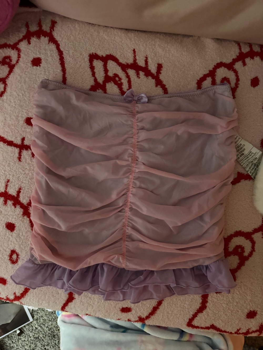 Super cute lilac ruffle mini skirt Sugar Thrillz